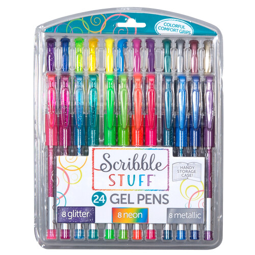Mattel Stylos Gel Mattel Write Dudes (FTY88) - 24 Couleurs