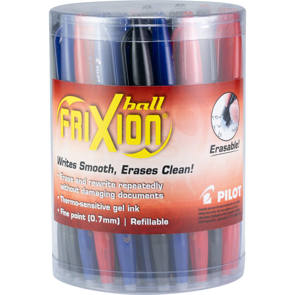 Pilot  FriXion Ball Erasable & Refillable Gel Ink Pens  Fine Point 0.7