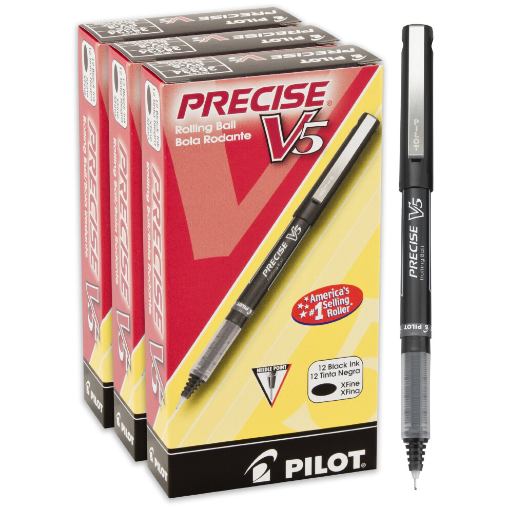 PILOT Precise Grip Liquid Ink Rolling Ball Stick Pens