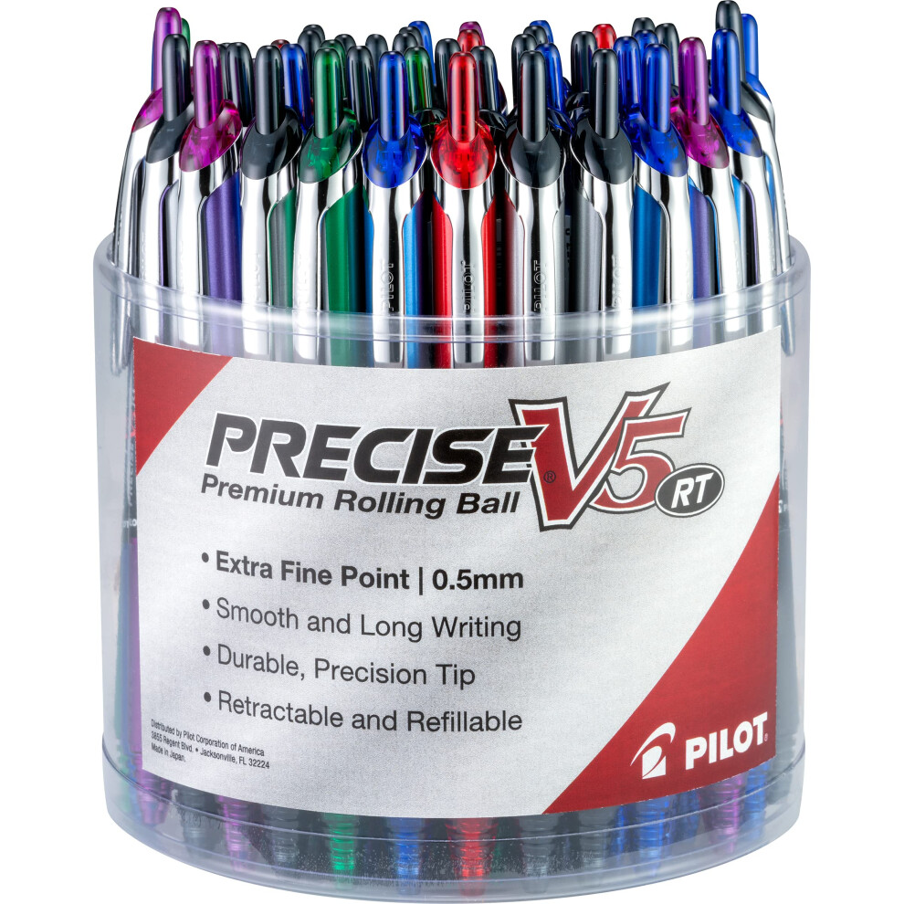 Pilot  Precise V5 RT Refillable & Retractable Liquid Ink Rolling Ball