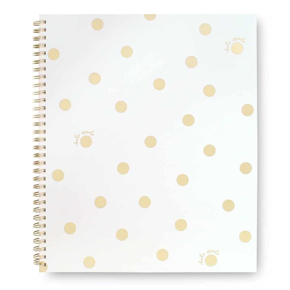 Kate Spade New York Large College Ruled Notebook  11"" x 9.5"" Spiral