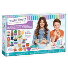 Make It Real: Mini Pottery Studio Deluxe Set - DIY All-in-1 Sculpting