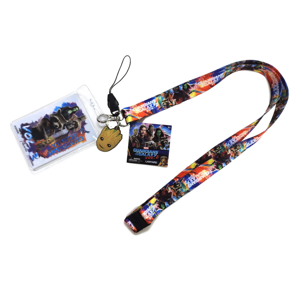 Marvel Guardians of The Galaxy Vol 2 Lanyard with Groot Soft Dangle