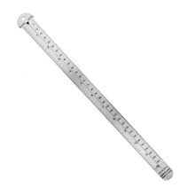 Pacific Arc 12 inch Pica Pole Metal Ruler with Pica Points Inches and Agate Measurements Stainless Steel Ruler for Drafting