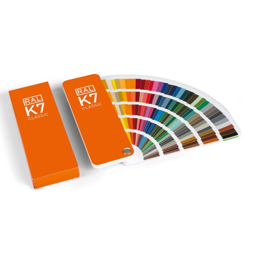 RAL K7 Color Chart  216 Colors  Gloss  8 Languages