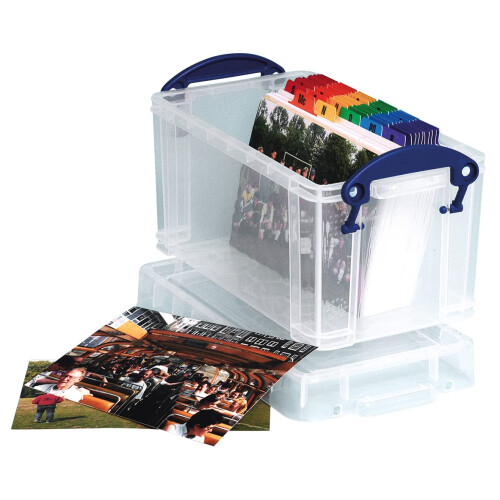 Really Useful Really Useful Plastic Storage Box 2.1 Litre Clear 1
