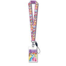 Disney Princess Lanyard met Kaart Houder, Roze, 1"