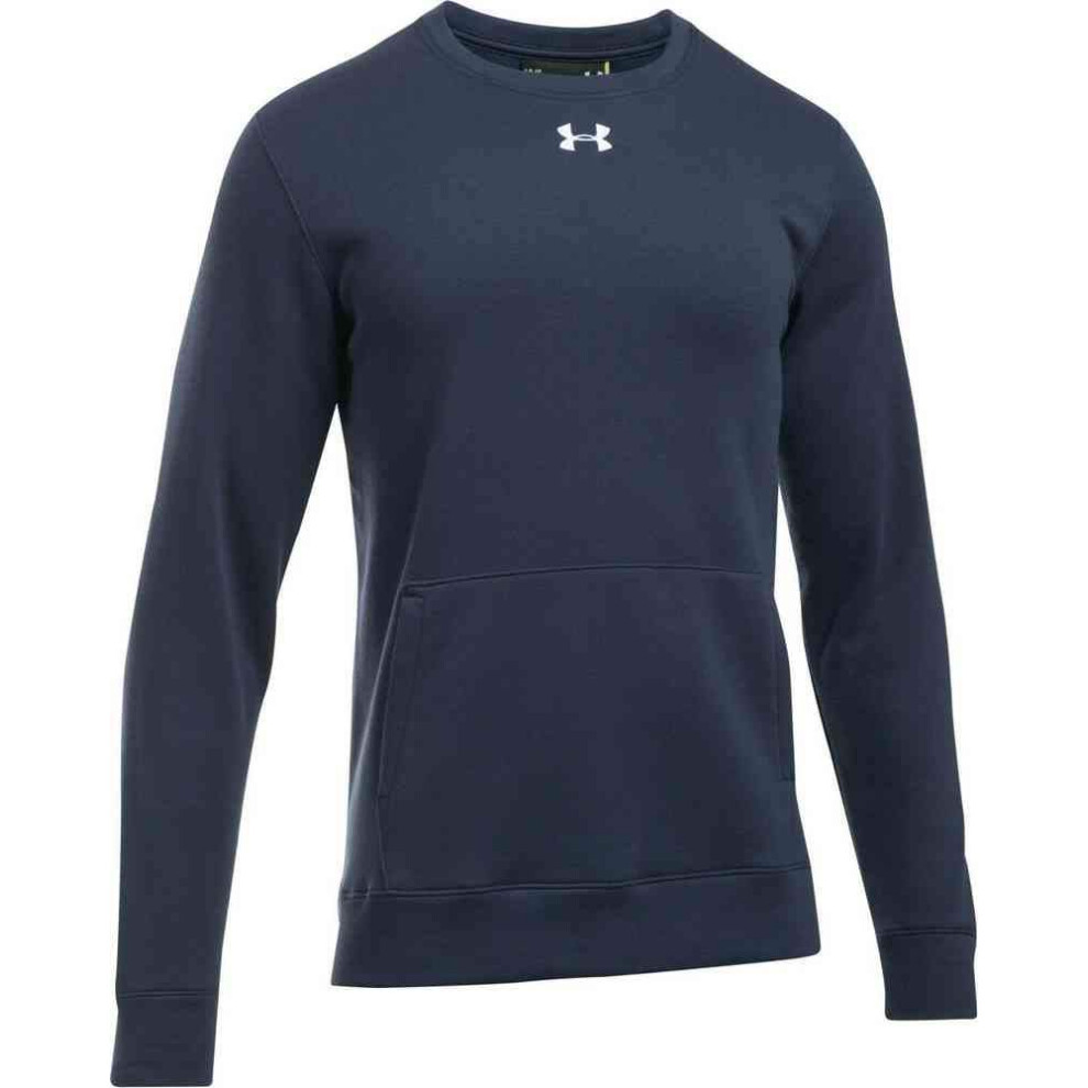 Under Armour Mens Hustle Fleece Crew (410Navy  XX-Large)