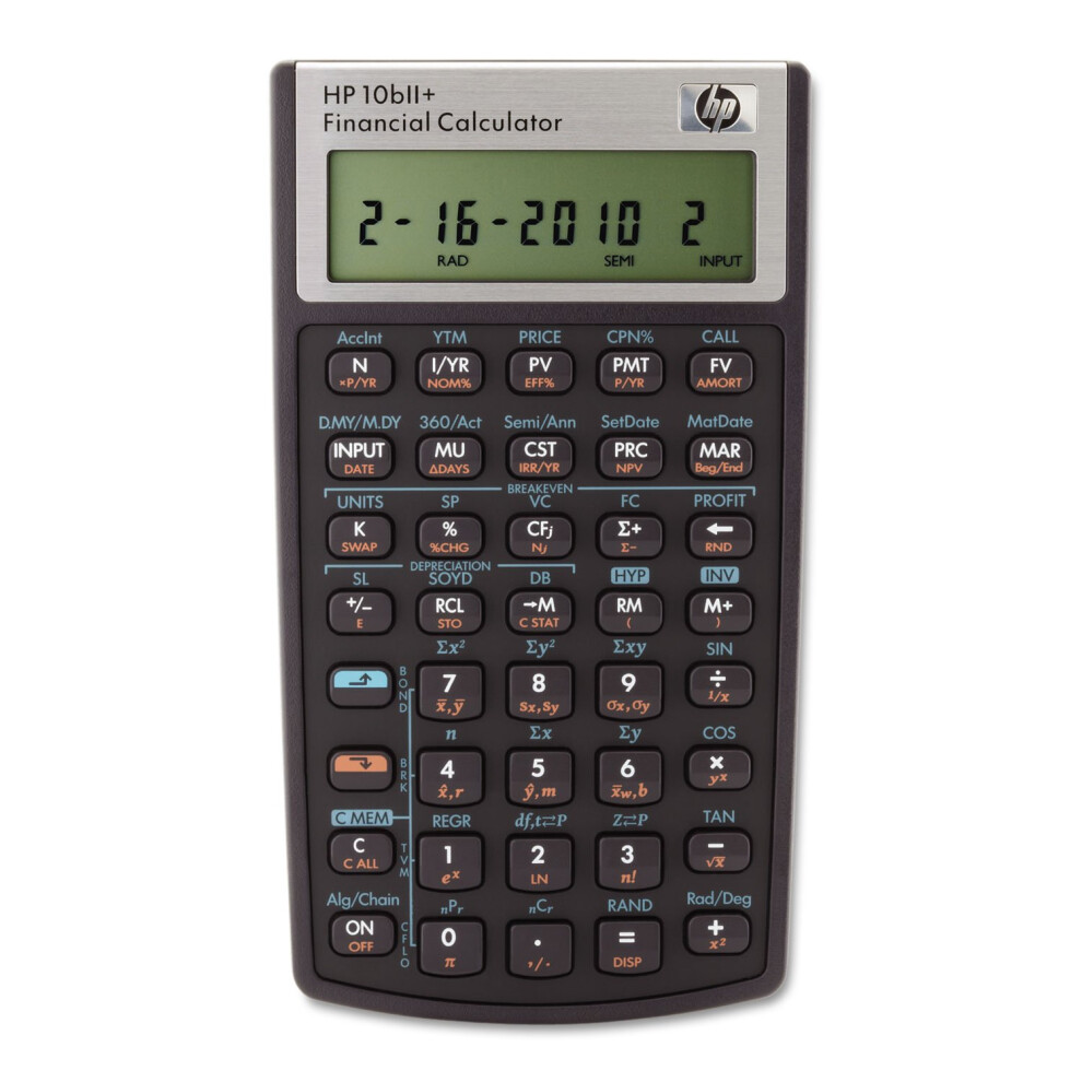 HP 2716570 10bII+ Financial Calculator  12-Digit LCD