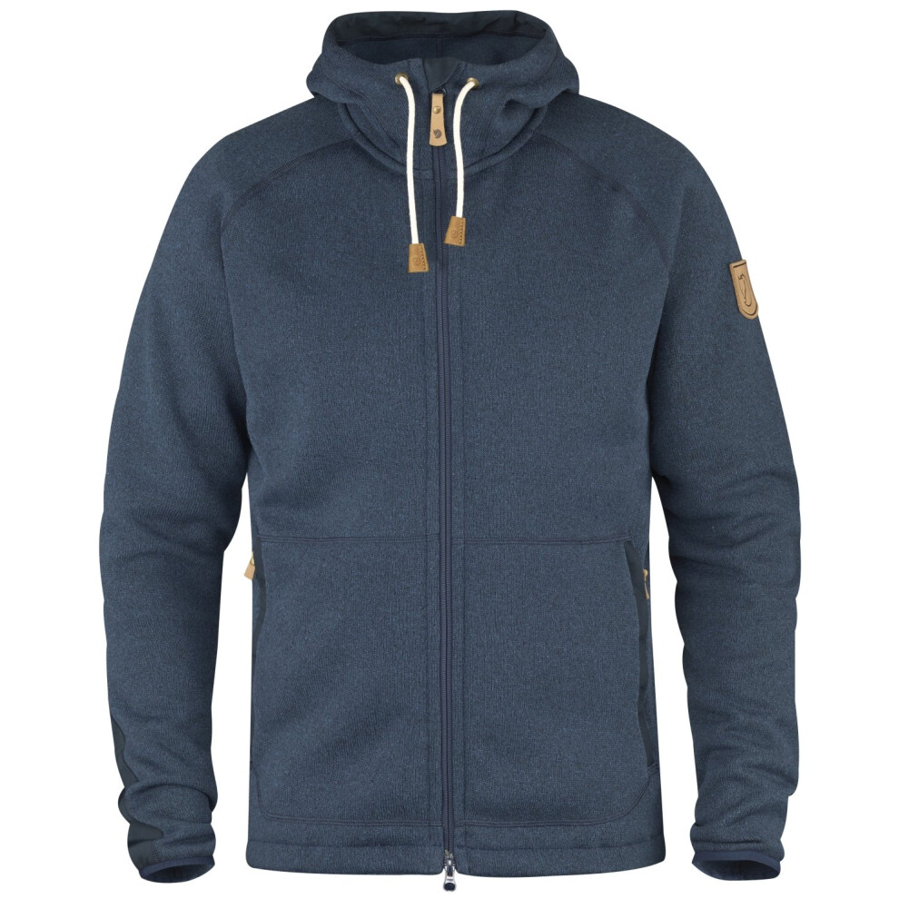 Fjallraven Ovik Fleece Hoodie - Men's Navy Medium