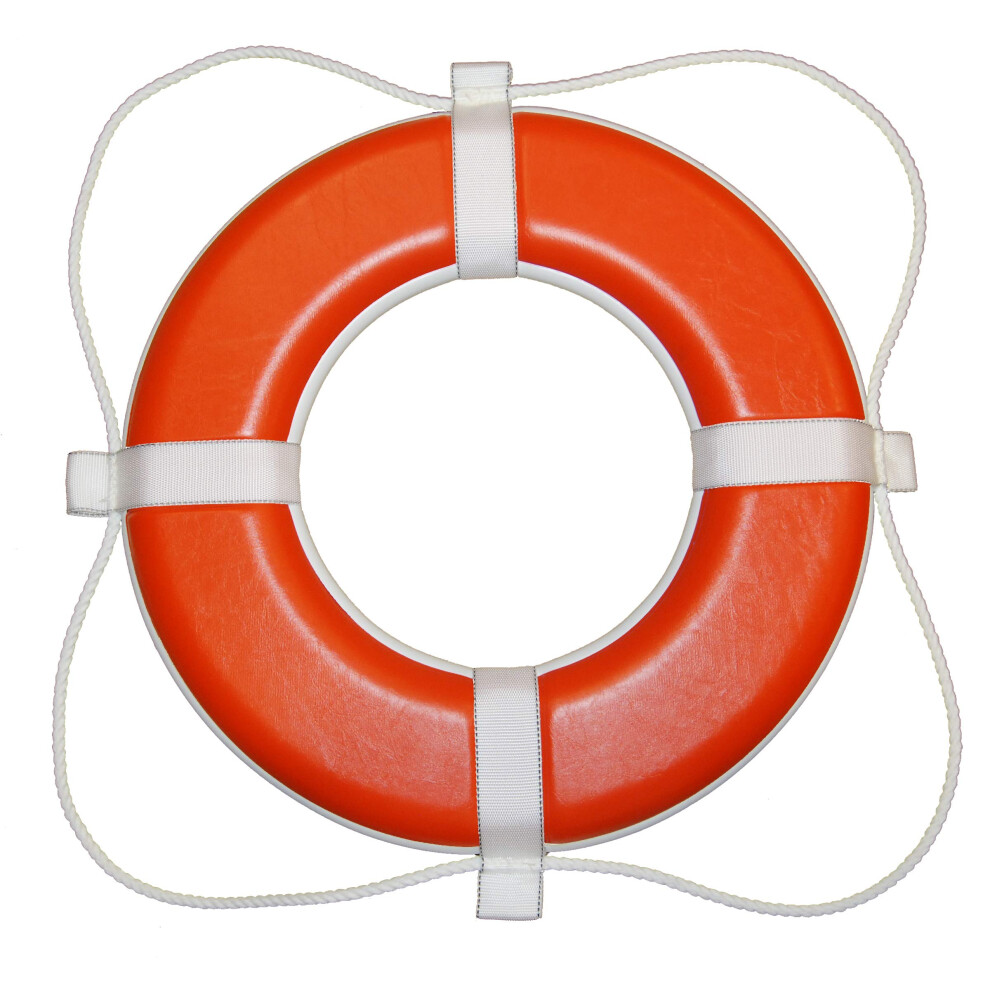 TAYLOR MADE PRODUCTS 364 Life Ring Buoy  Vinyl  Polyurethane  ORANGE