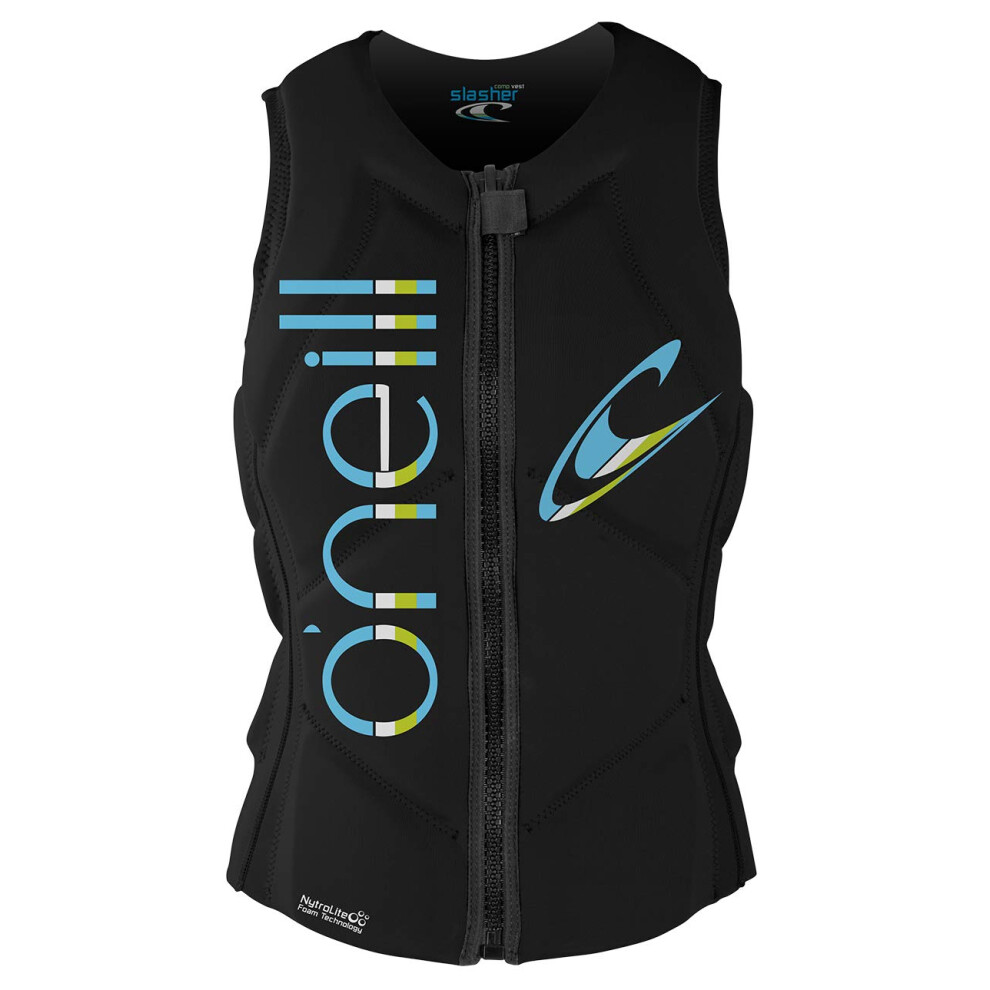 O'Neill Women's Slasher Comp Vest  Black/Black  6