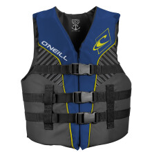 O'Neill Youth Superlite USCG zwemvest Pacific/rook/zwart: geel 1sz