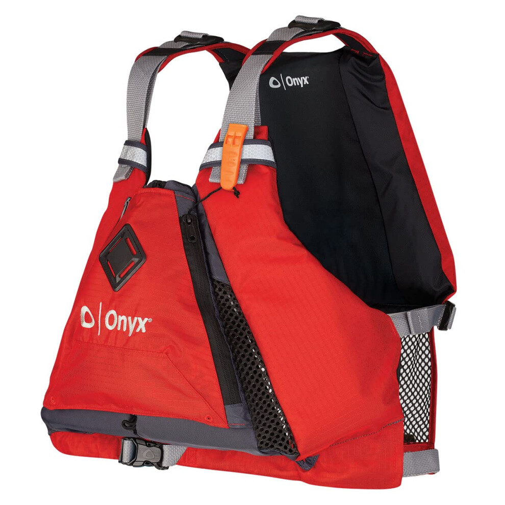Onyx MoveVent Torsion USCG Approved Paddle Sports Life Jacket Red X-
