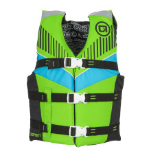 O'Brien Nylon reddingsvest voor jongeren, limoen (50-90lbs)