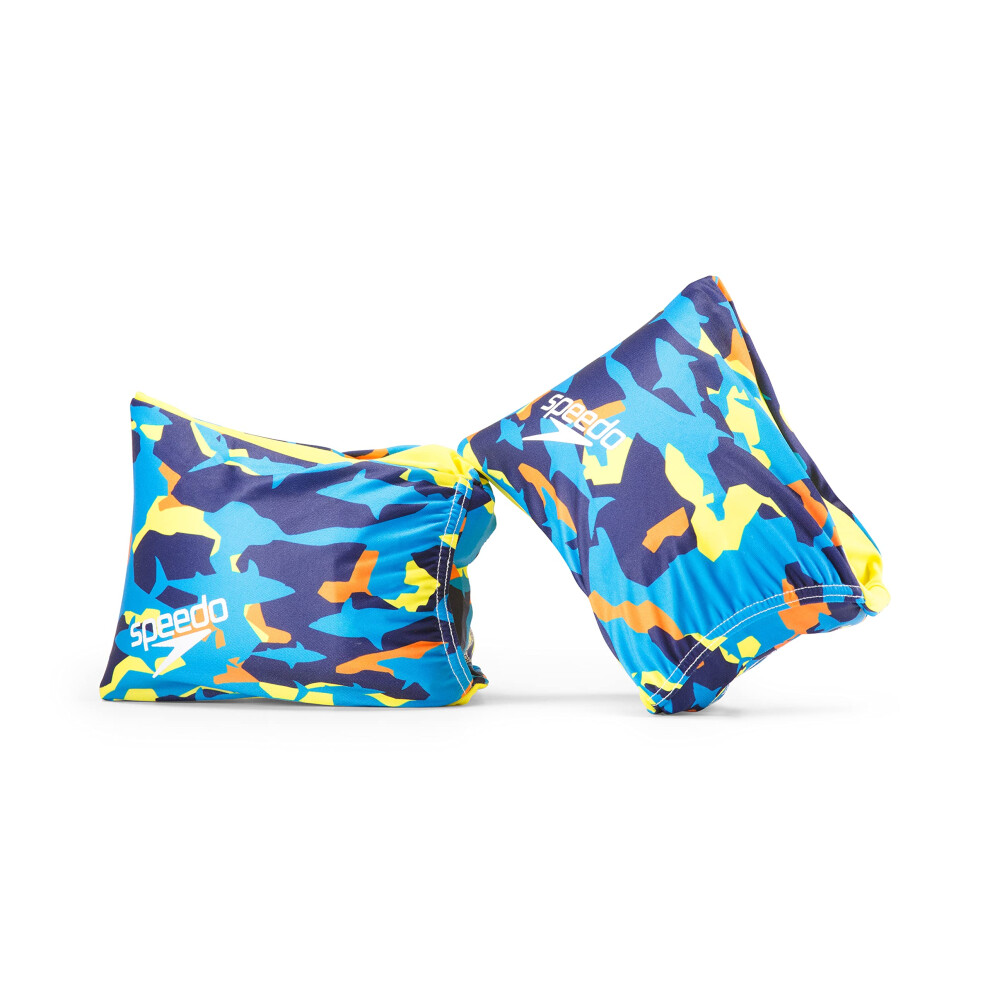 Speedo Unisex-Child Swim Arm Bands Begin to Swim  Peacoat Shark Camo