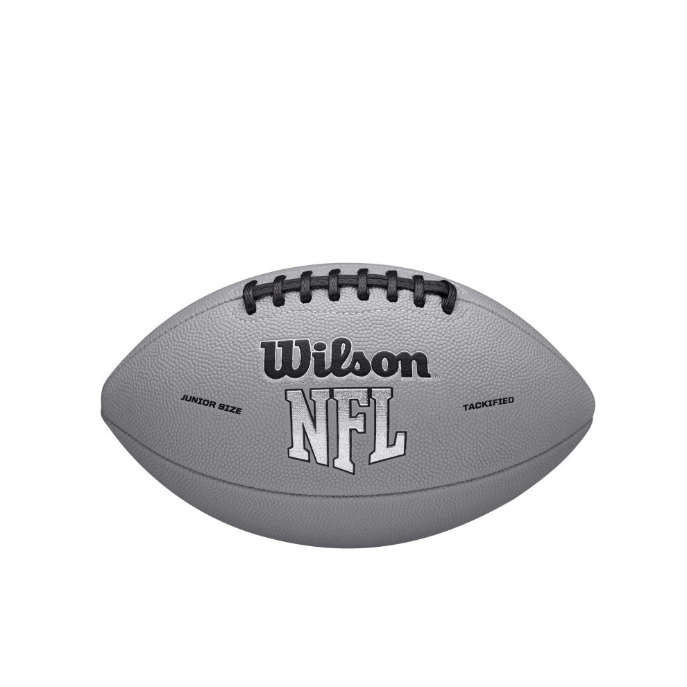 WILSON NFL MVP Football - Gray  Junior (Age 9-12)