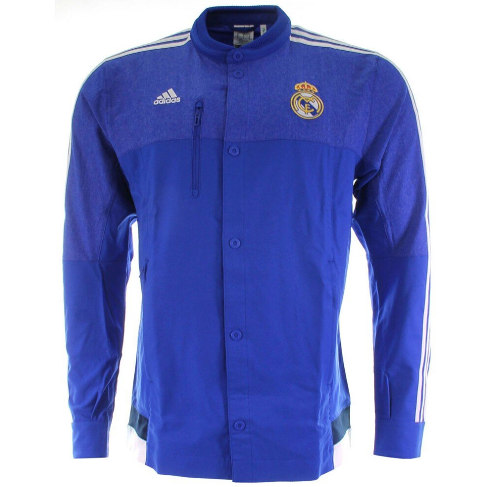 adidas Mens Real Madrid Anthem Jacket M36393_XL Blue