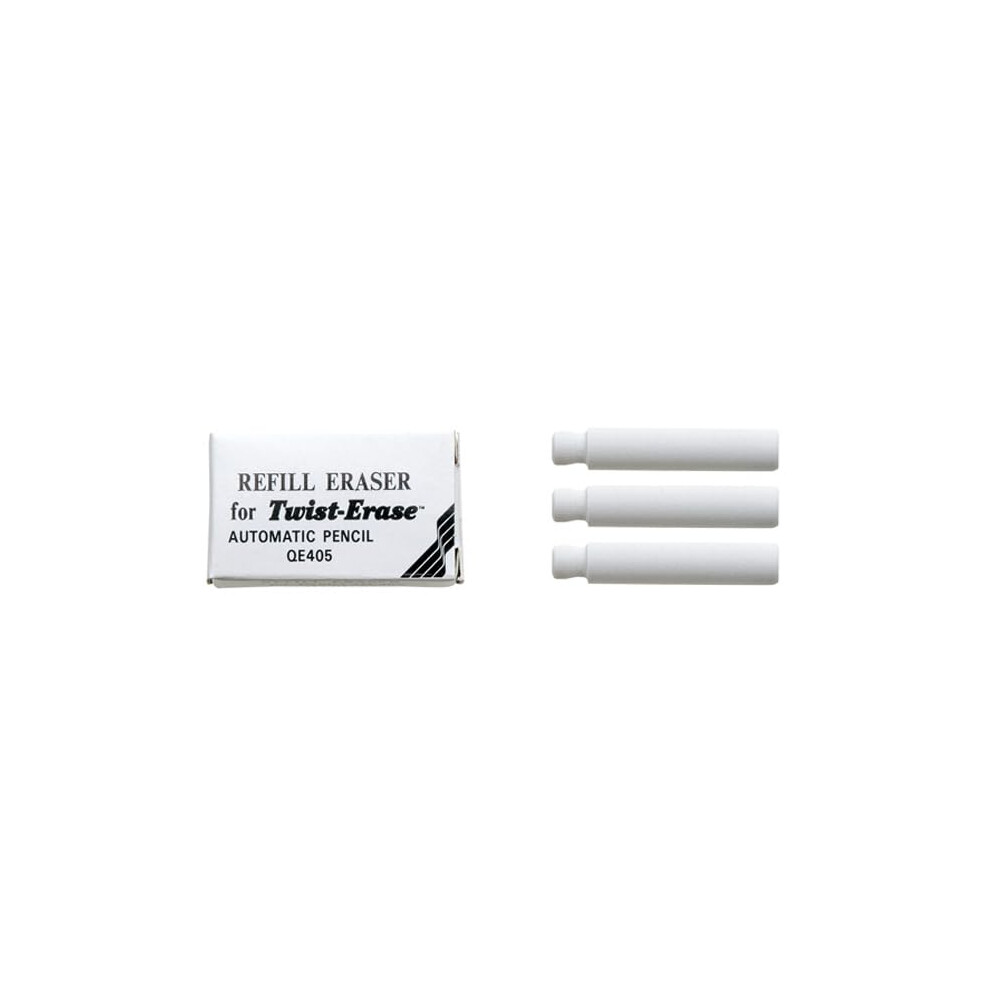 Pentel Refill Erasers For Pentel Twist-Erase Series Pencils - Pack of