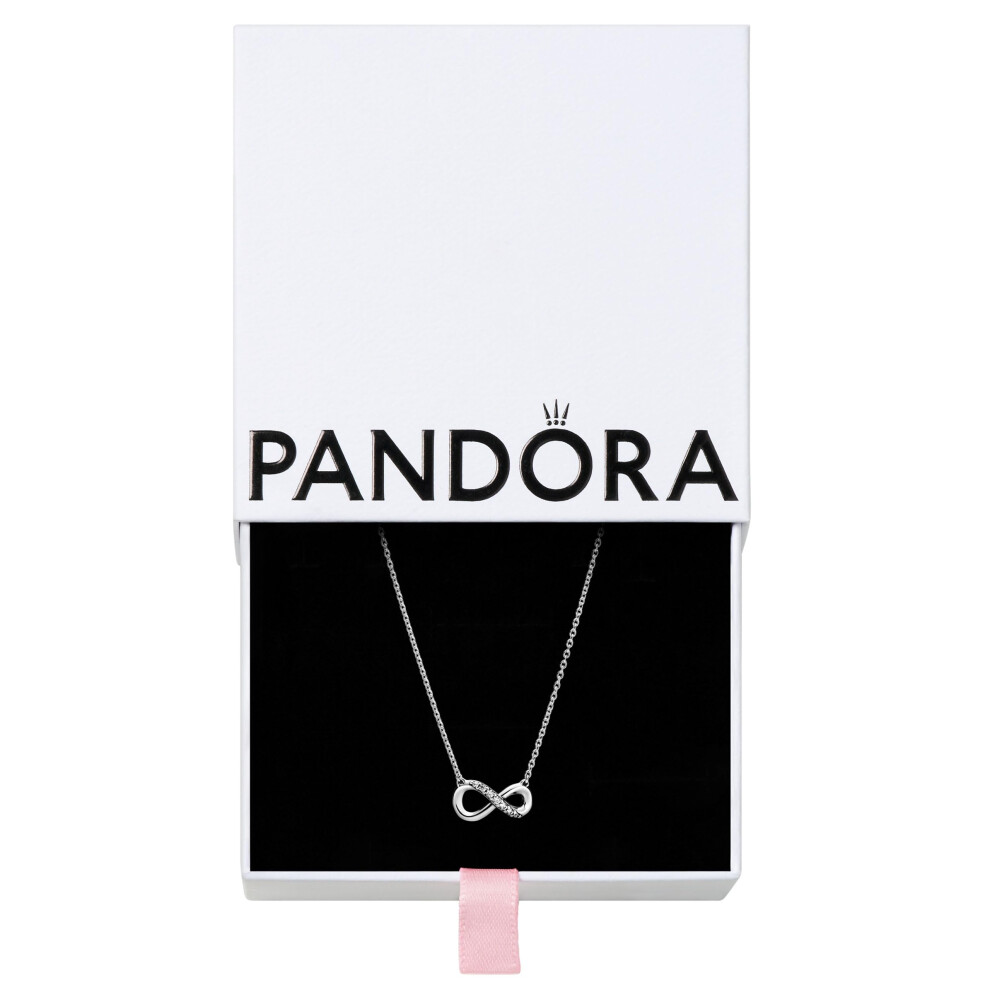 Pandora Sparkling Infinity Collier Necklace - Great Gift - Stunning Wo