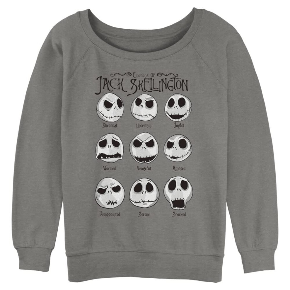 Disney Women's The Nightmare Before Christmas Jack Emotions Junior's R