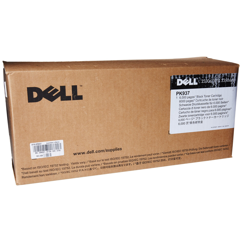 Dell PK937 Black Toner Cartridge 2330d/dn  2350d/dn Laser Printer