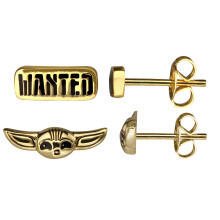 Disney Star Wars Wanted Flash Plated Oorbellen Set, Officiële Licentie