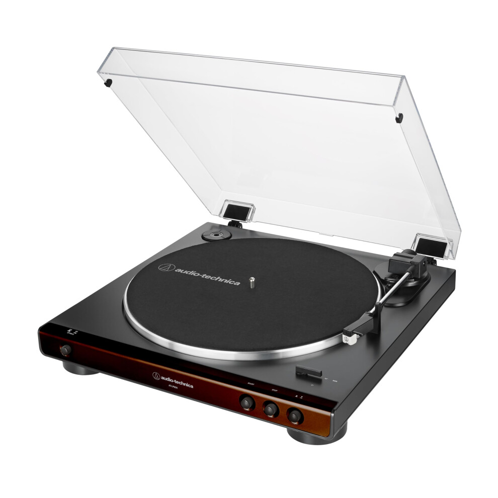 Audio-Technica At-LP60X-BW Fully Automatic Belt-Drive Stereo Turntable