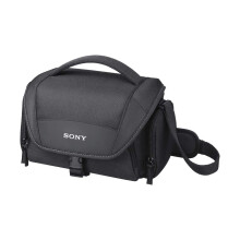 Funda blanda Sony LCSU21 para cámaras Cyber-Shot y Alpha NEX (Negro)