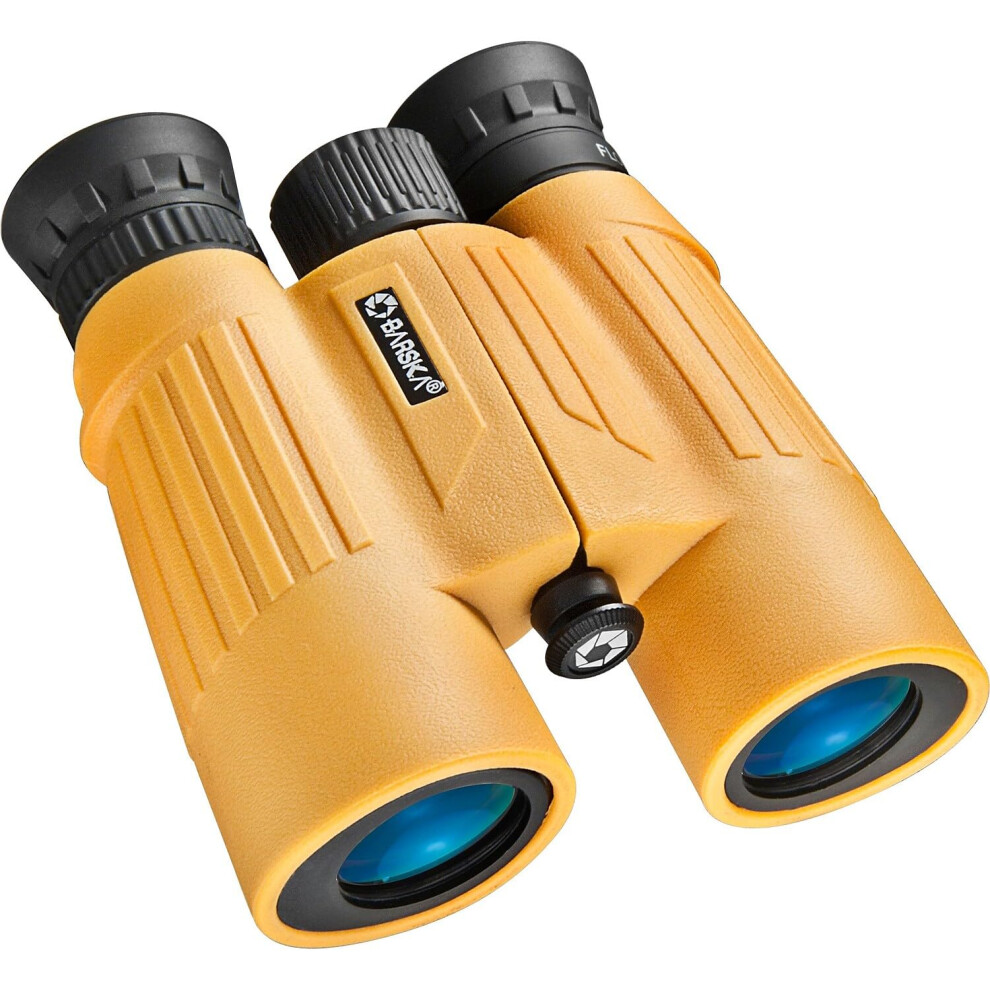 Barska 10x30 Water Proof Floatmaster Floating Yellow Binoculars (AB110