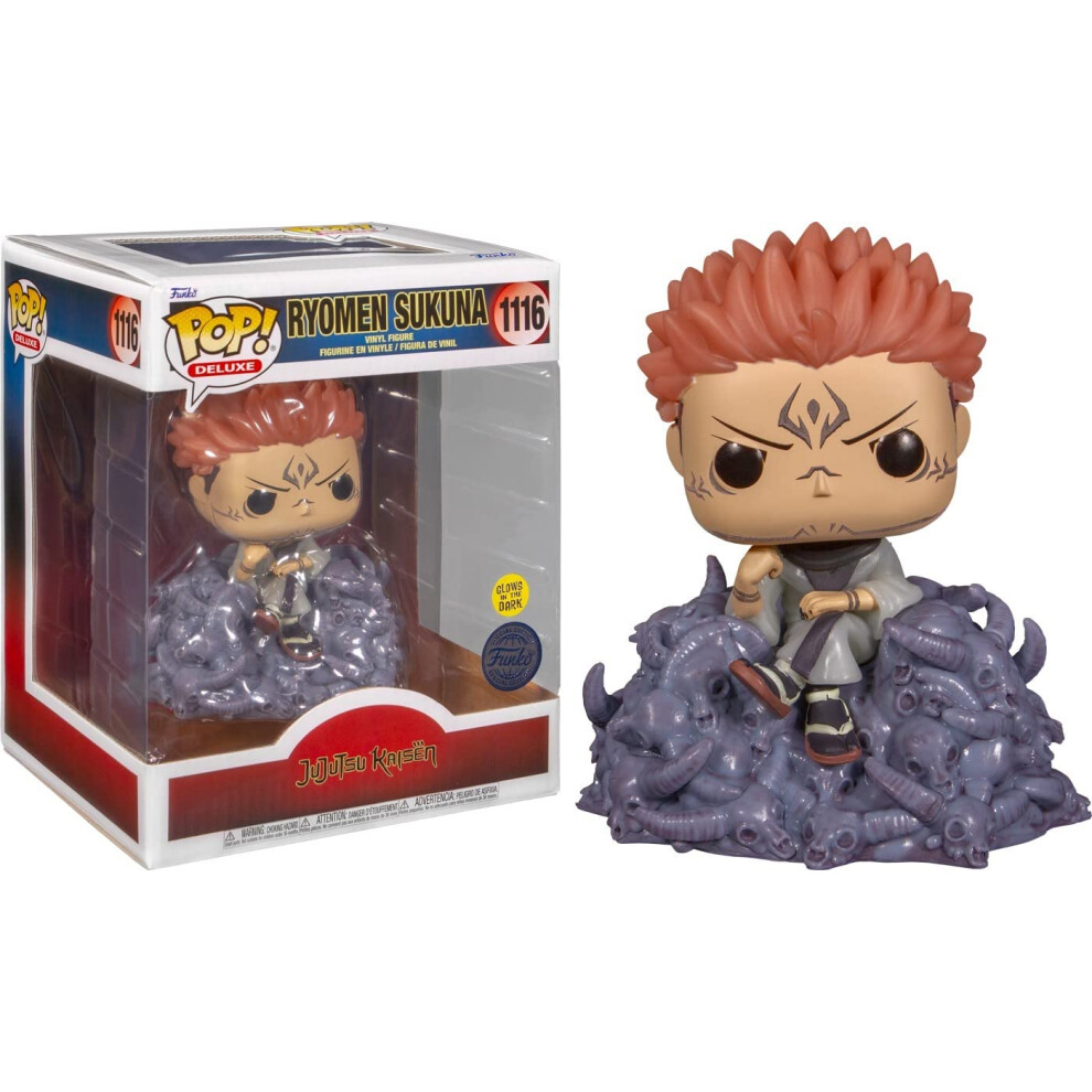 Funko Pop! Deluxe: Jujutsu Kaisen - Ryomen Sukuna (Glows In The Dark) (Special Edition) #1116 Vinyl Figure-image