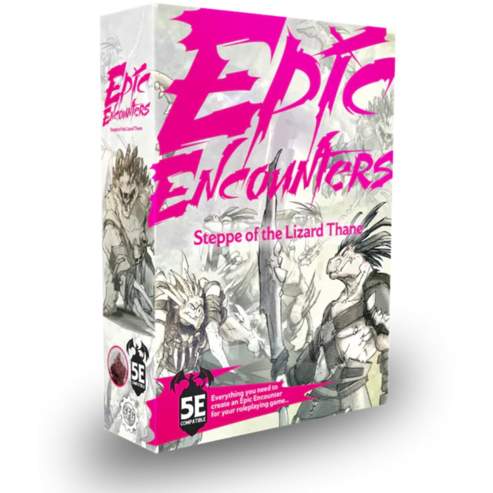 Epic Encounters: Steppe Of The Lizard Thane Rpg Fantasy Roleplaying Ta - Board Game 5060453696491
