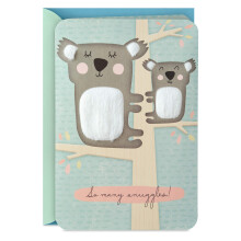 Hallmark Baby Showerkort för Nya Föräldrar (Koalor, Så Många Kramar) Välkommen Ny Bebis