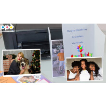 PPD Inkjet Large Matte Photo Quality Printable Greeting Cards LTR 8.5x