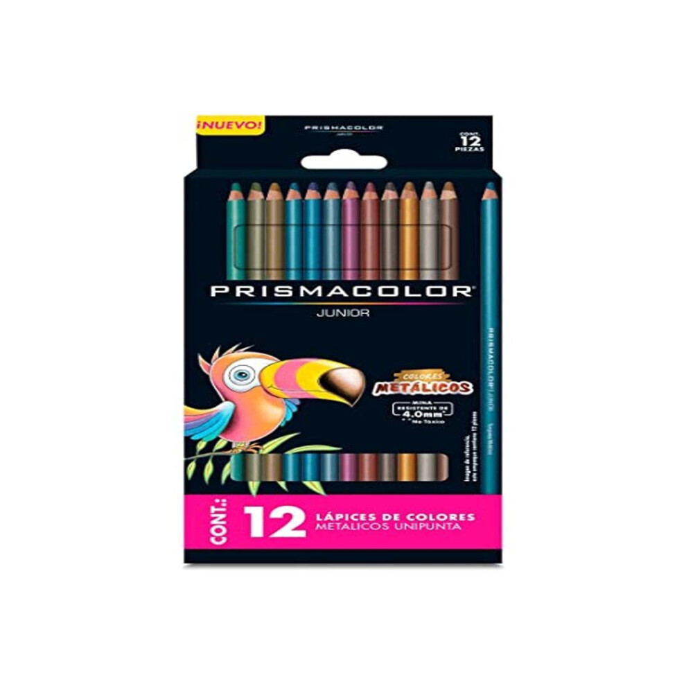 Prismacolor Metallic Colored Pencils Set  Pack of 12 count Metallic Co