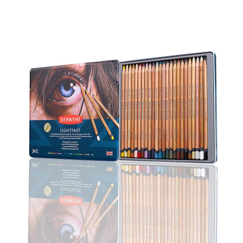 Derwent Derwent - Derwent LightFast Farbstifte Box x24
