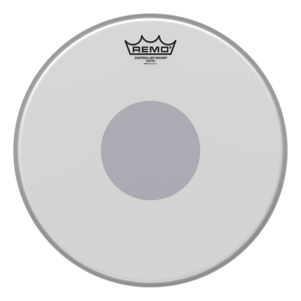 Remo Batter  CONTROLLED SOUND  Coated  13"" Diameter  BLACK DOT(TM) On