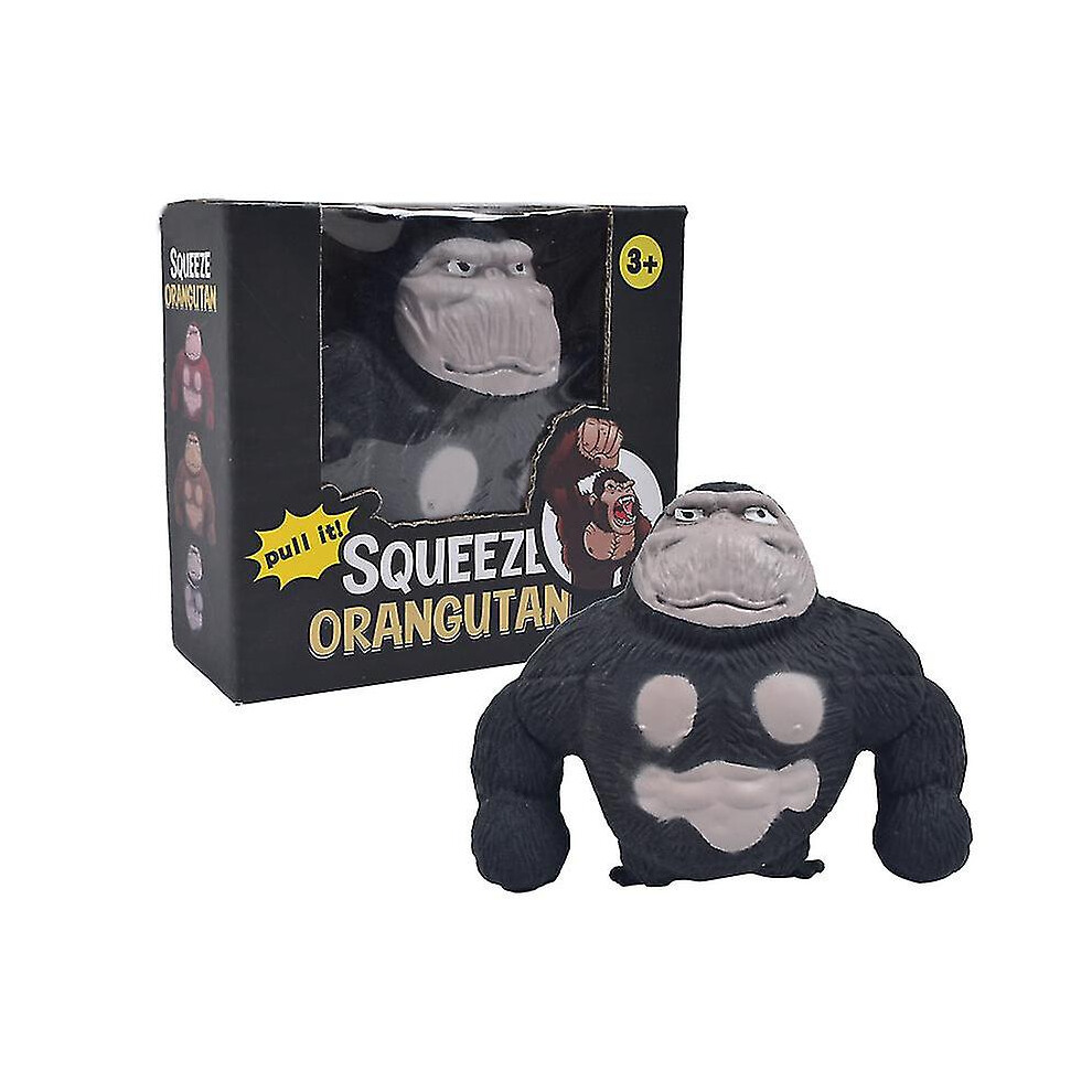 Children Novelty Funny Squeezing Toys Adults Orangutan Stress Relief Gorilla Pinch Prank Stretch Rebound Creative Gift Toy