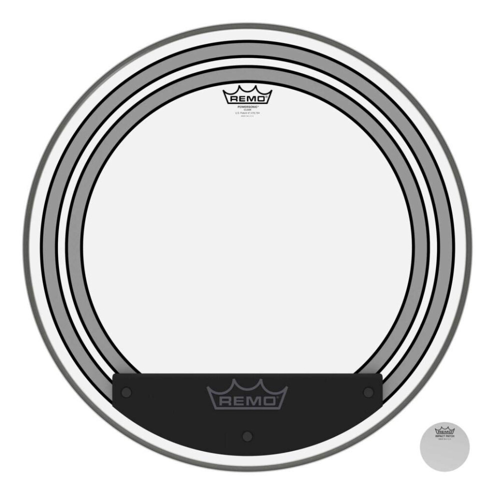 Remo Powersonic Clear Bass Drumhead  22""