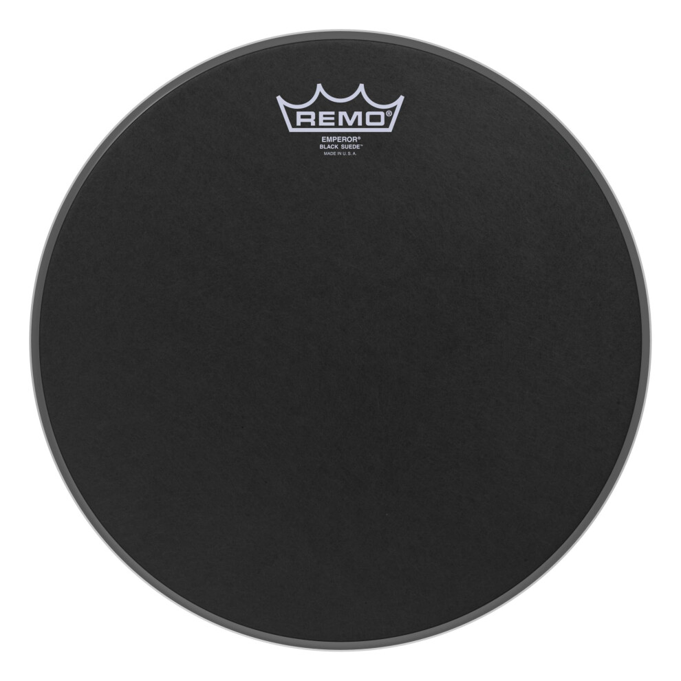 Remo Emperor Black Suede Drumhead  12""