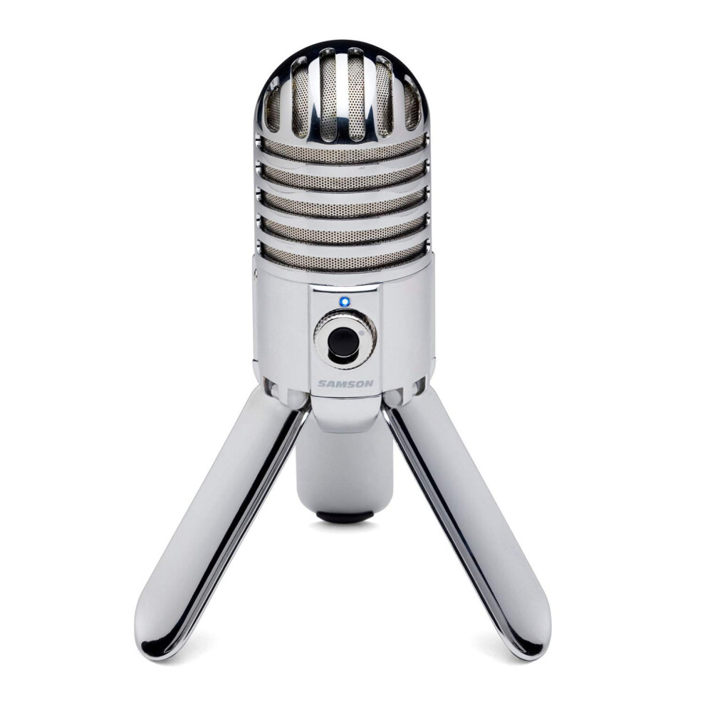 SAMSON Meteor Mic USB Studio Condenser Microphone (Chrome)