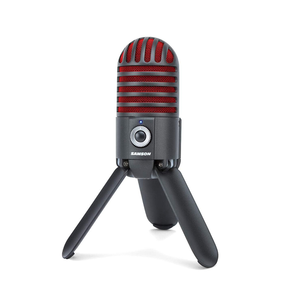 Samson Meteor Mic USB Studio Microphone  Titanium Black/Red - Limited