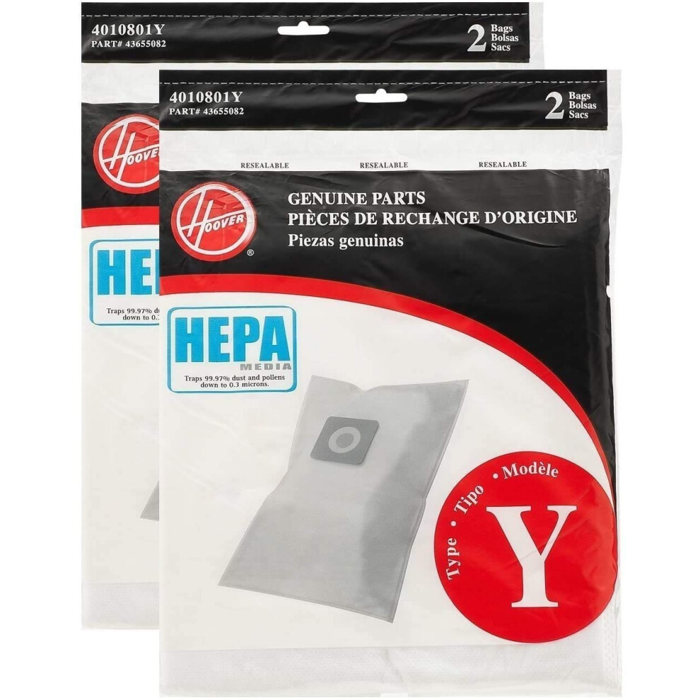 Hoover AH10040CT Bag type Y pleated hepa