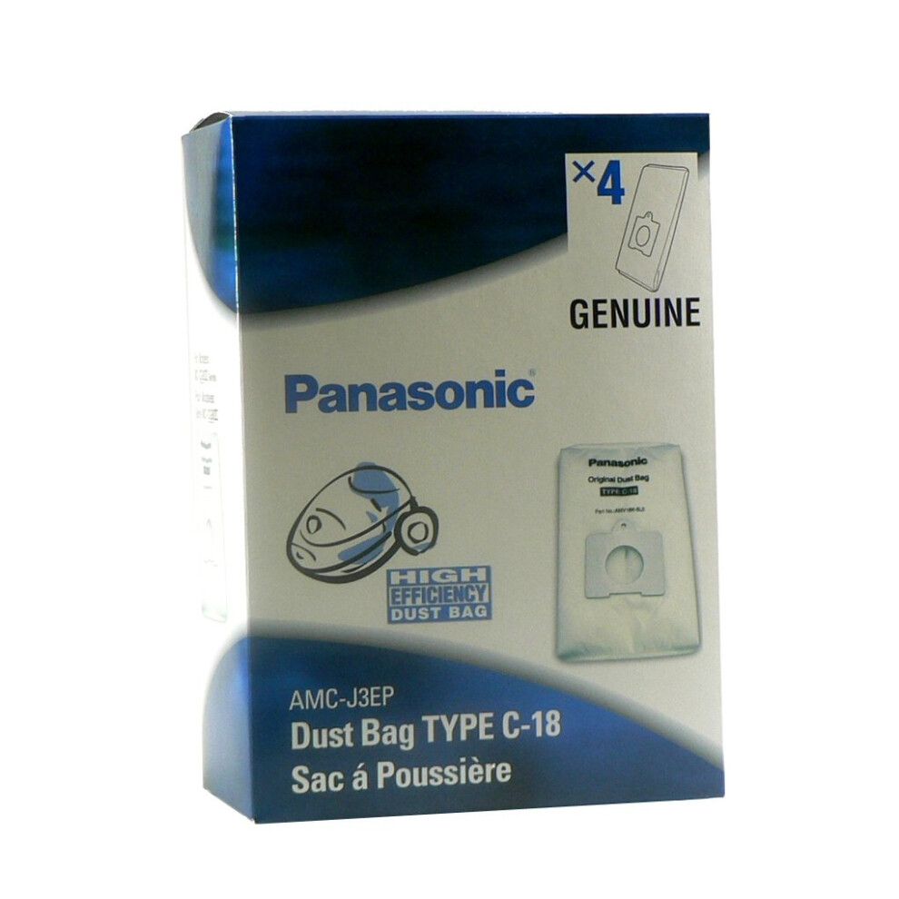 Panasonic AMC-J3EP Canister Replacement Bag(type C-18)(4/U) for MC-CG8