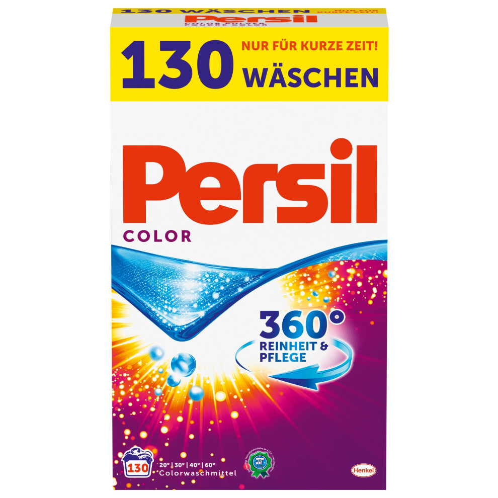 Persil Color Powder Laundry Detergent Mega Pack - 130 Wash Loads / 8.4