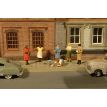 Figuras da cena - pessoas da cal ada (7pcs/pk) - o escala