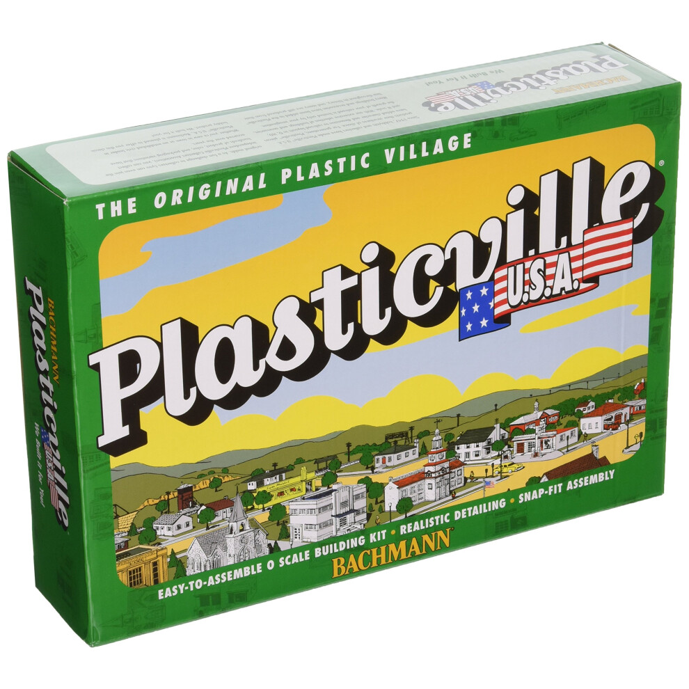 Bachmann Trains - PLASTICVILLE U.S.A. BUILDINGS - CLASSIC KITS - ROADS