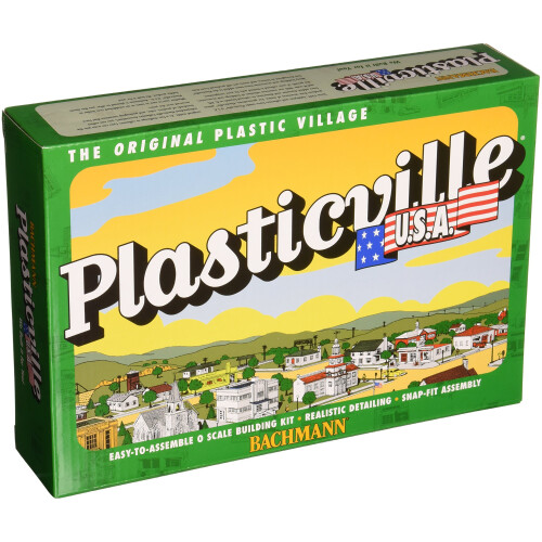 BACHMANN Bachmann Trains - PLASTICVILLE U.S.A. EDIFICIOS - KITS CLÁSICOS - EDIFICIOS RURALES (Cobertizo de Maíz, Gallinero, Almacén) - Escala O