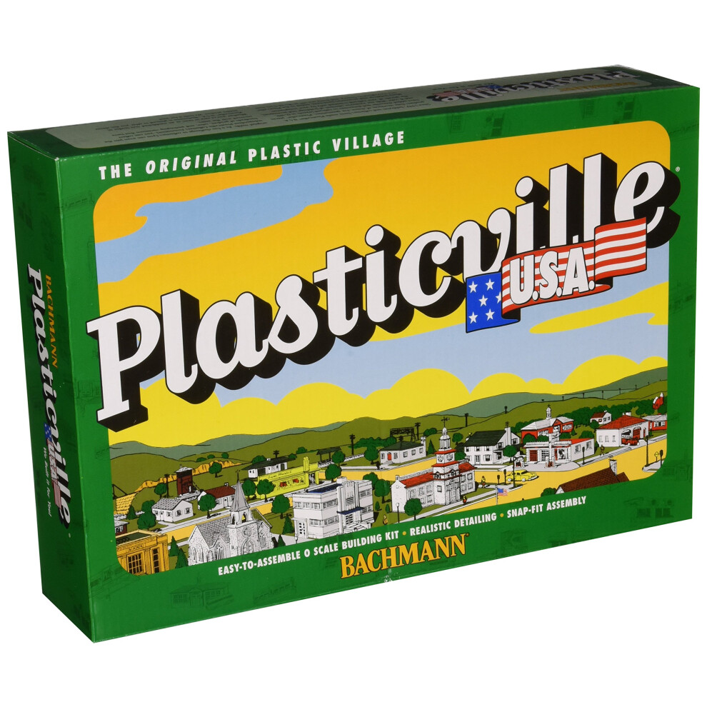 Bachmann Trains - PLASTICVILLE U.S.A. BUILDINGS - CLASSIC KITS - POLIC