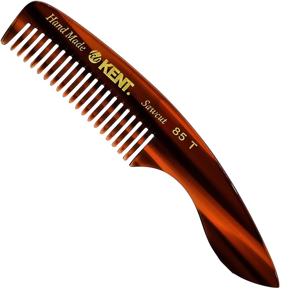 Kent 85T Small Wide Tooth Beard and Mustache Pocket Comb  Coarse Tooth